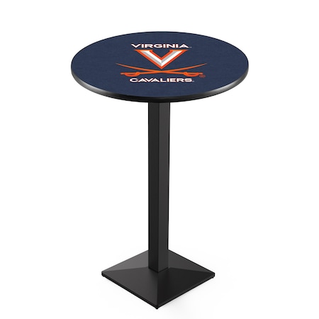 36 Blk Wrinkle Virginia Pub Table